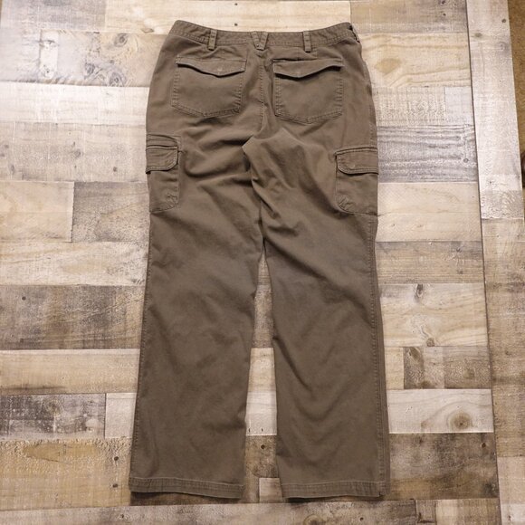 Duluth Trading DuluthFlex Fire Hose Cargo Pants Women’s 16x33 Brown Workwear - Picture 9 of 12